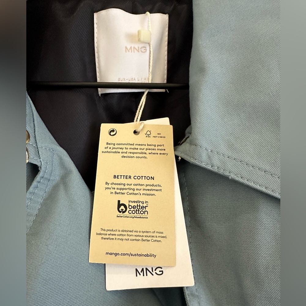 Mango Trench Coat NWT - Picture 4 of 7